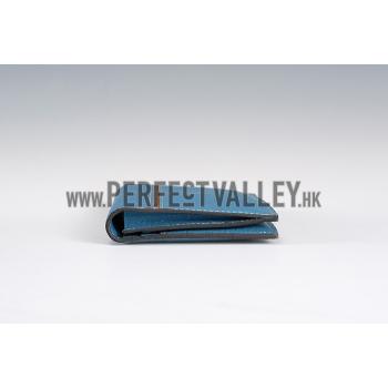 Hermes Fleming Long Wallet Blue 18926958