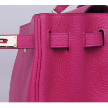 Hermes Kelly H1043 2way Cow Leather Pink Handbag Replica