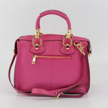 Hermes  bags 9048 Ladies Cow Leather Pink