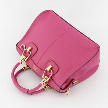 Hermes  bags 9048 Ladies Cow Leather Pink