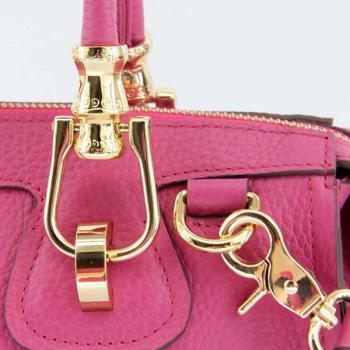 Hermes  bags 9048 Ladies Cow Leather Pink