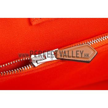 Hermes Herbag Tote Orange