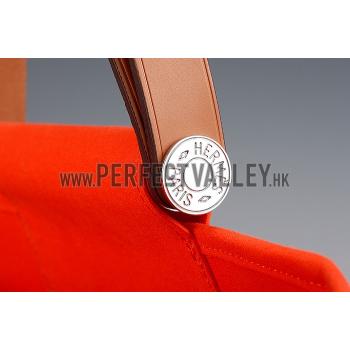 Hermes Herbag Tote Orange