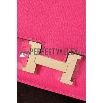 Cheap Hermes Constance Rose Tyrien With Gold Hardware 608115