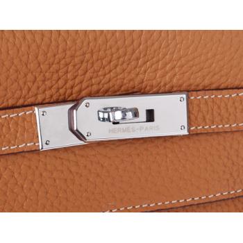 Hermes Kelly 1024 Ladies Cow Leather Coffee Handbag