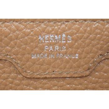 Hermes Wallet H1528 Ladies Cow Leather Apricot