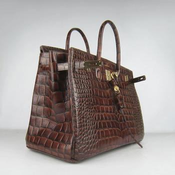 Hermes Birkin 6099 Ladies Handbag Brown