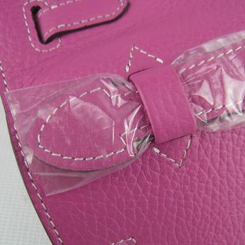 Cheap Hermes Clutches H008 Cow Leather Pink Handbag Replica