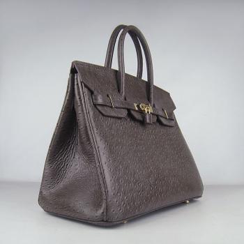 Hermes Birkin 6089 Handbag Ostrich Skin