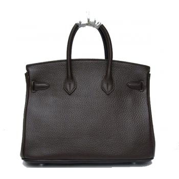 Cheap Hermes Birkin 62625 Cow Leather Brown Handbag