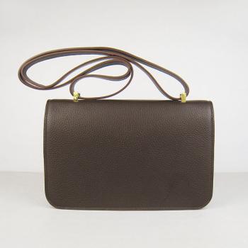 Hermes Constance H020 Cow Leather Brown Handbag