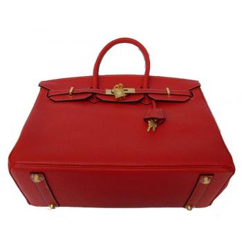 Hermes Birkin 62640 Ladies Handbag Red