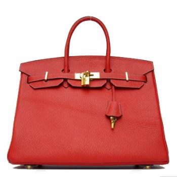 Hermes Birkin 62640 Ladies Handbag Red