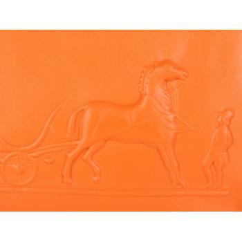 Hermes Original leather 60669 2way Cow Leather Orange Bag Replica