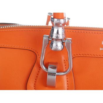 Hermes Original leather 60669 2way Cow Leather Orange Bag Replica