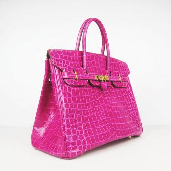 Replica Hermes Birkin 6089 Handbag Purple