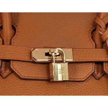 Cheap Hermes Birkin 6089 Handbag Cow Leather Coffee