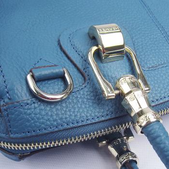 Hermes  bags 60669 2way Cow Leather Blue Replica