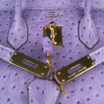 Cheap Hermes Birkin 6089 Ladies Cow Leather Purple