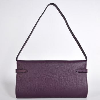 Cheap Hermes Kelly 60699 Cross Body Bag Cow Leather Purple