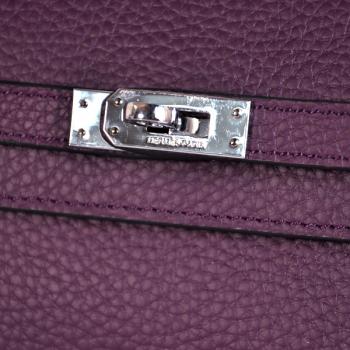 Cheap Hermes Kelly 60699 Cross Body Bag Cow Leather Purple