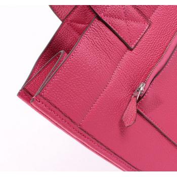 Hermes Briefcases 6008 Ladies Cow Leather Pink