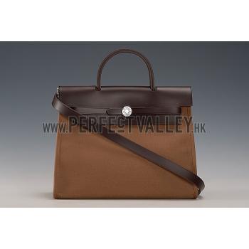 Hermes Herbag Brown Replica