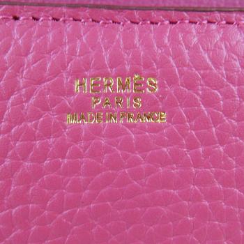 Hermes Constance H020 Ladies Cow Leather Pink Handbag