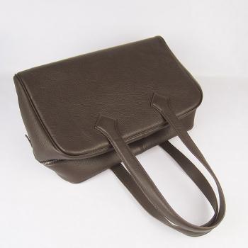 Cheap  Hermes Bowling H2802 Cross Body Bag Coffee Replica