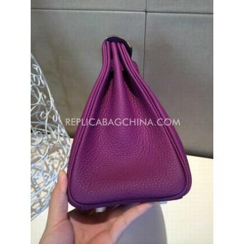 Replica Hermes Handbag Handbag Purple