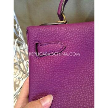 Replica Hermes Handbag Handbag Purple