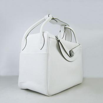 Hermes Lindy 6208 Cow Leather White