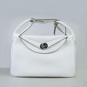 Hermes Lindy 6208 Cow Leather White