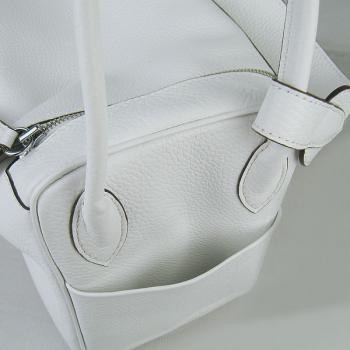 Hermes Lindy 6208 Cow Leather White