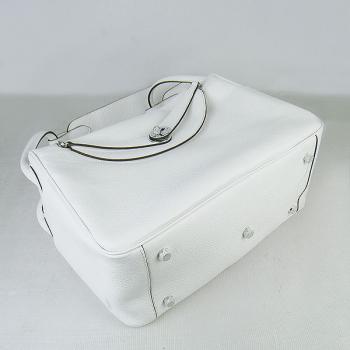 Hermes Lindy 6208 Cow Leather White