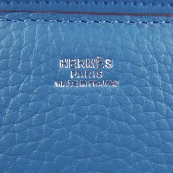 Cheap Hermes Constance H020 Ladies Cow Leather Blue Bag