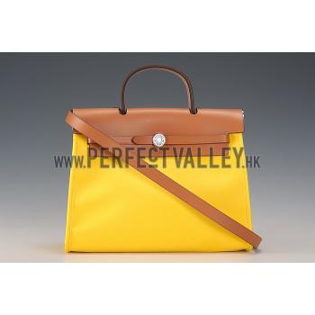 Hermes Herbag Yellow