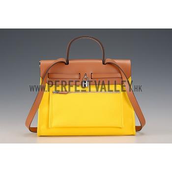 Hermes Herbag Yellow