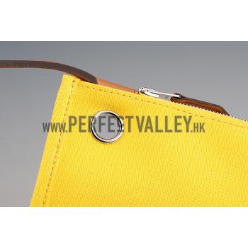 Hermes Herbag Yellow