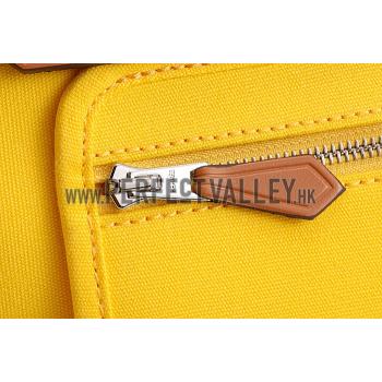 Hermes Herbag Yellow