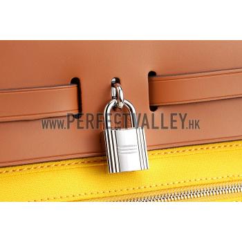 Hermes Herbag Yellow