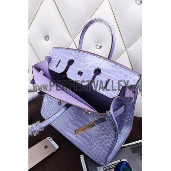 Hermes Birkin 35 Crocodile Lilas 608059