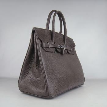 Hermes Birkin 6089 Handbag Brown Replica