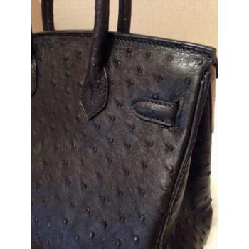 Hermes Handbag Leather Black Replica