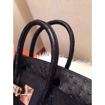 Hermes Handbag Leather Black Replica