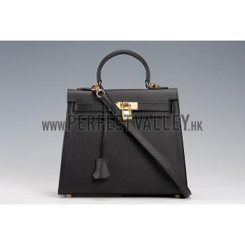 Hermes Kelly 28 Black 608142