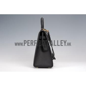 Hermes Kelly 28 Black 608142