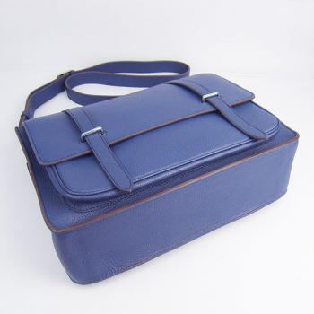 Hermes Steve H2812 Ladies Shoulder Bag Blue