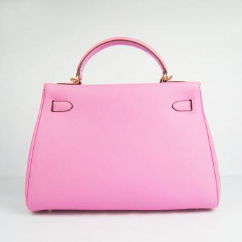 Hermes Original leather 6108 Ladies Cow Leather Pink Bag