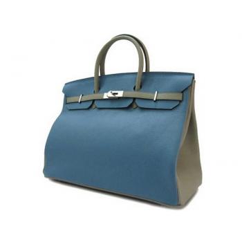 Hermes Birkin 6099 Ladies Cow Leather Grey Bag Replica